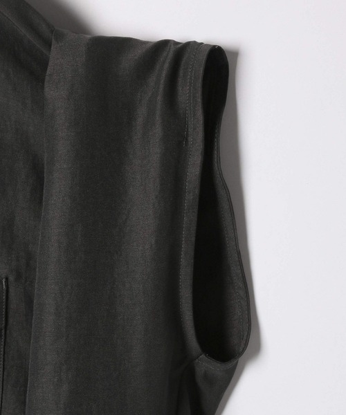 LEPSIM（レプシィム）の「サラキレ5分袖ポンチョ　242899（シャツ/ブラウス・レディース・オフホワイト/チャコールグレー/レッド/ストライプ/ベージュ系その他/ラベンダー・FREE）」の10枚目の写真