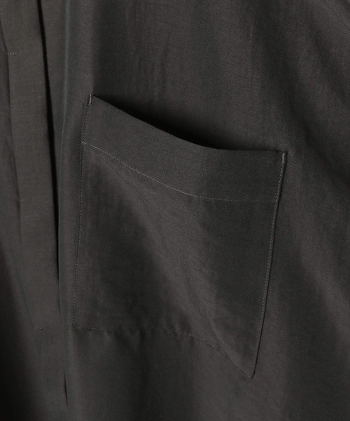 LEPSIM（レプシィム）の「サラキレ5分袖ポンチョ　242899（シャツ/ブラウス・レディース・オフホワイト/チャコールグレー/レッド/ストライプ/ベージュ系その他/ラベンダー・FREE）」の12枚目の写真