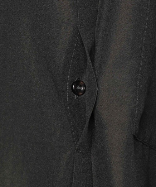 LEPSIM（レプシィム）の「サラキレ5分袖ポンチョ　242899（シャツ/ブラウス・レディース・オフホワイト/チャコールグレー/レッド/ストライプ/ベージュ系その他/ラベンダー・FREE）」の13枚目の写真