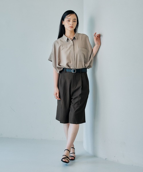 その他 T-T セール】サラキレ5分袖ポンチョ 242899（シャツ/ブラウス）｜LEPSIM