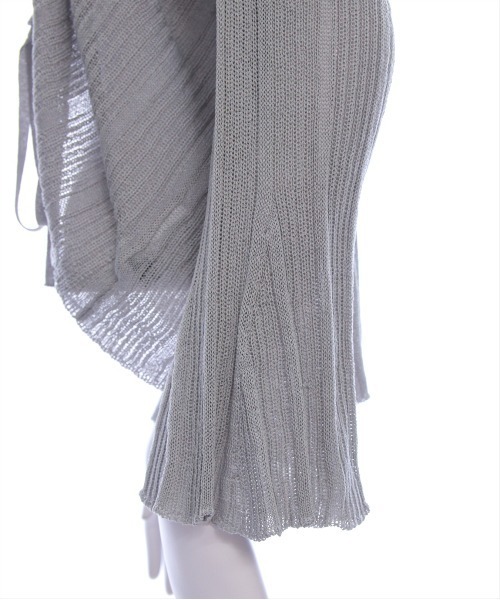 clear（クリア）の「透かし編みシャーリングトップス[韓国ファッション レイヤード ドロスト]≪SS新作≫（ニット/セーター・レディース・グレー/ベージュ/ブラック/ボルドー/カーキ・F）」の20枚目の写真