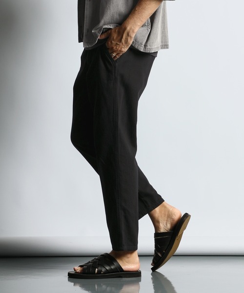 The DUFFER of ST.GEORGE（ザダファーオブセントジョージ）の「6.2oz DENIM EASY PANTS：6.2オンス デニム イージーパンツ（デニムパンツ・メンズ・ブラック/ダークインディゴブルー・SMALL/MEDIUM/LARGE/X-LARGE）」の7枚目の写真