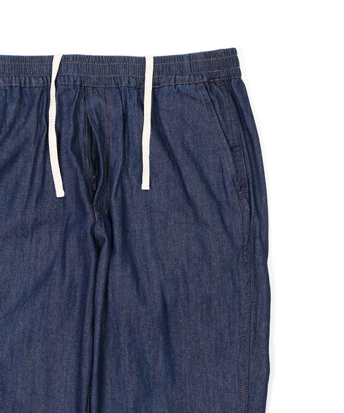 The DUFFER of ST.GEORGE（ザダファーオブセントジョージ）の「6.2oz DENIM EASY PANTS：6.2オンス デニム イージーパンツ（デニムパンツ・メンズ・ブラック/ダークインディゴブルー・SMALL/MEDIUM/LARGE/X-LARGE）」の12枚目の写真