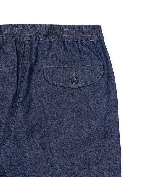 The DUFFER of ST.GEORGE（ザダファーオブセントジョージ）の「6.2oz DENIM EASY PANTS：6.2オンス デニム イージーパンツ（デニムパンツ・メンズ・ブラック/ダークインディゴブルー・SMALL/MEDIUM/LARGE/X-LARGE）」の14枚目の写真