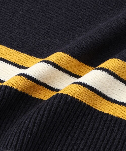  j.n.r.d（ジェー・エヌ・アール・ディー）の「RED EYE DUCKチルデンニット（ニット/セーター・メンズ・ネイビー/オフホワイト・L/M/LL）」の9枚目の写真