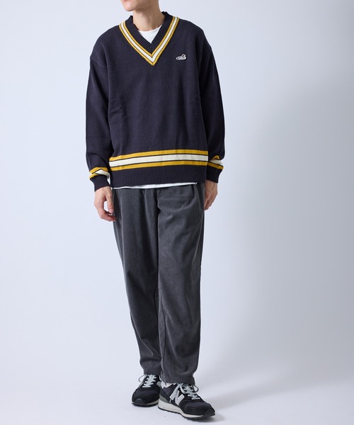  j.n.r.d（ジェー・エヌ・アール・ディー）の「RED EYE DUCKチルデンニット（ニット/セーター・メンズ・ネイビー/オフホワイト・L/M/LL）」の11枚目の写真