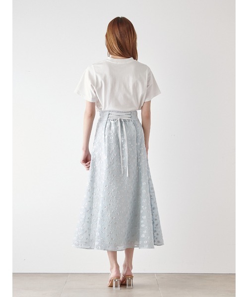 【BOUQUET OF JOY】SNIDELロゴフラワーTシャツ ミント スナイデル SNIDEL 【BOUQUET OF JOY】SNIDELロゴフラワーT