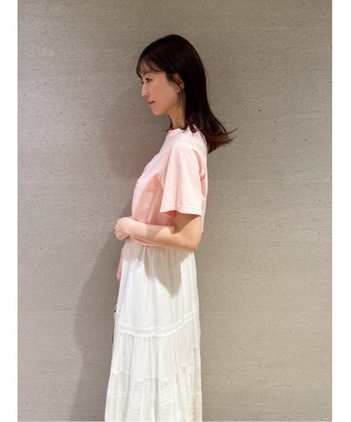 セール】【BOUQUET OF JOY】SNIDELロゴフラワーTシャツ（Tシャツ