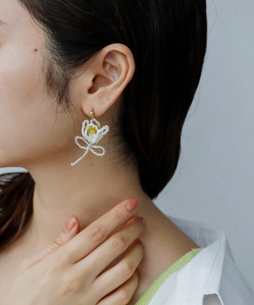 ビーズチューリップピアス（ピアス（両耳用））｜Cepica（セピカ）の