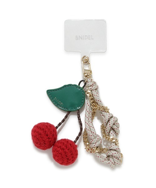 SNIDEL(スナイデル)の「モチーフチャーム(キーホルダー・レディース・アイボリー/レッド/イエロー・FREE)」の16枚目の写真
