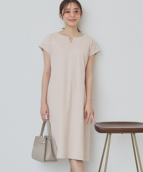 セール】《5色展開/XS-3Lサイズ》Iラインシルエットワンピース