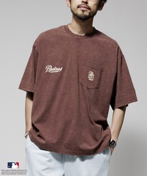 MLB（メジャーリーグベースボール）の「FREAK’S STORE/フリークスストア MLB フェード加工 ポケット TEE（Tシャツ/カットソー）」