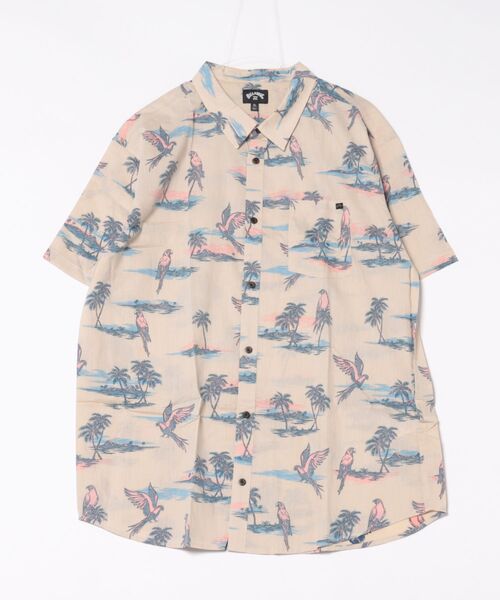 BILLABONG（ビラボン）の「BILLABONG メンズ SUNDAYS SS 半袖シャツ 【2025年夏モデル】/ビラボン総柄半袖シャツ（シャツ/ブラウス・メンズ・モスグリーン/ピンク系その他/アイボリー・MEDIUM/LARGE/X-LARGE）」の2枚目の写真