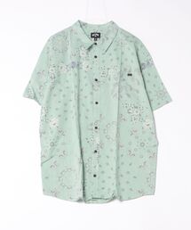 BILLABONG メンズ SUNDAYS SS 半袖シャツ 【2025年夏モデル】/ビラボン総柄半袖シャツ