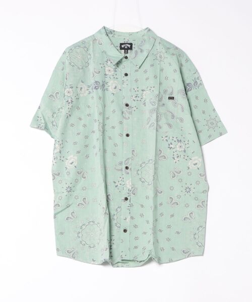 BILLABONG（ビラボン）の「BILLABONG メンズ SUNDAYS SS 半袖シャツ 【2025年夏モデル】/ビラボン総柄半袖シャツ（シャツ/ブラウス・メンズ・モスグリーン/ピンク系その他/アイボリー・MEDIUM/LARGE/X-LARGE）」の3枚目の写真