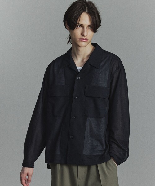 リネンライクリラックスCPOシャツ（シャツ/ブラウス）｜PUBLIC TOKYO