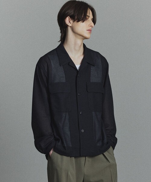 リネンライクリラックスCPOシャツ（シャツ/ブラウス）｜PUBLIC TOKYO