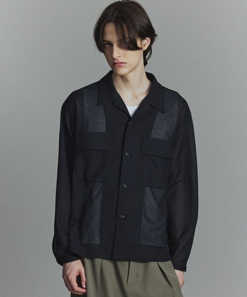 リネンライクリラックスCPOシャツ（シャツ/ブラウス）｜PUBLIC TOKYO