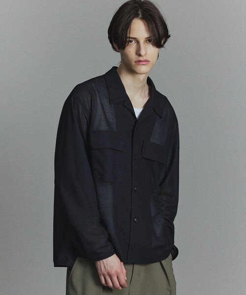 リネンライクリラックスCPOシャツ（シャツ/ブラウス）｜PUBLIC TOKYO