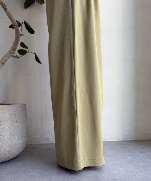 DouDou（ドゥドゥ）の「【WEB限定】チノライクツータックパンツ（その他パンツ・レディース・カーキ/オフホワイト/ベージュ/ブラック/ブラウン・FREE）」の12枚目の写真