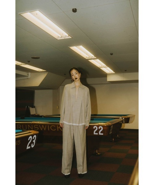 【Knuth marf】row edge over shirt【クヌースマーフ】 TOPS | tagged 