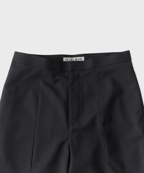 LE CIEL BLEU(ルシェルブルー)の「LE CIEL BLEU/ルシェルブルー Slim Flare Pant w/Sheer Detail スリムフレアパンツwシアーディテール(スラックス・レディース・ブラック/グレー/カーキ・34/36/38)」の10枚目の写真