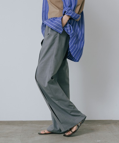 ルシェルブルーパンツ LE CIEL BLEU パンツ BLEU/ルシェルブルー Sheer Relax Pant w