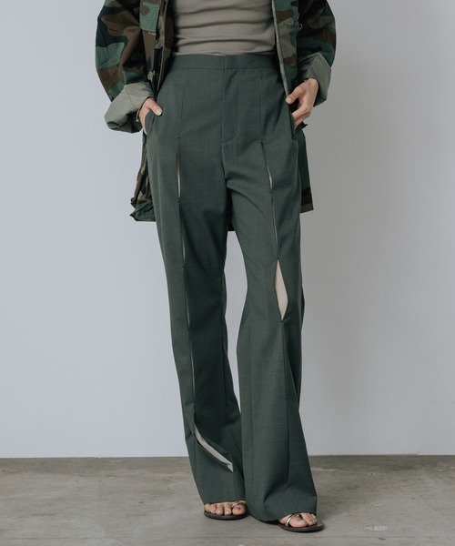 ルシェルブルーパンツ LE CIEL BLEU パンツ BLEU/ルシェルブルー Sheer Relax Pant w