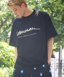 ROOPTOKYO（ループトウキョウ）の「UNKNOWN/アンノウン BLACK SUMMER LOGO TEE 半袖Tシャツ ワンポイントロゴ ビッグシルエットカットソー（Tシャツ/カットソー・メンズ）」