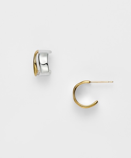 agete アガット ゴールドピアス シルバー 両耳用 アガット シルバーピアス agete（アガット）の「シルバーピアス