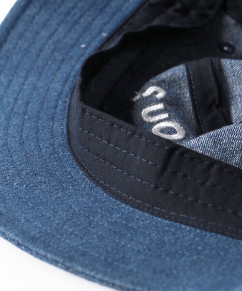 EDWIN（エドウィン）の「【Ou? by EDWIN】Ou?ロゴ刺繍入りハット（ハット・キッズ・ブラック/サックスブルー・M/L）」の8枚目の写真