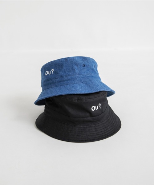 EDWIN（エドウィン）の「【Ou? by EDWIN】Ou?ロゴ刺繍入りハット（ハット・キッズ・ブラック/サックスブルー・M/L）」の14枚目の写真