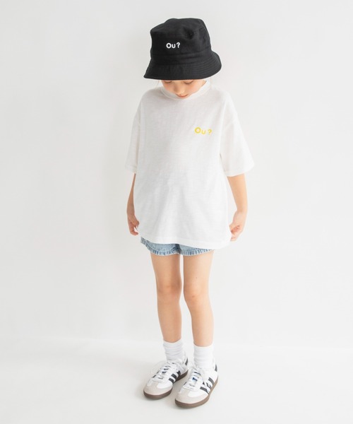 EDWIN（エドウィン）の「【Ou? by EDWIN】Ou?ロゴ刺繍入りハット（ハット・キッズ・ブラック/サックスブルー・M/L）」の11枚目の写真