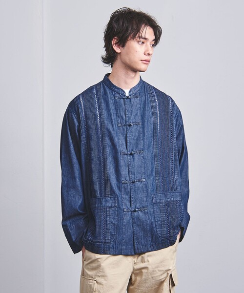 Pheeta◆Trinity/長袖ブラウス/--/コットン/BLU/8911-699-0047 Pheeta(フィータ) / Trinity/長袖ブラウス/--/コットン/BLU/8911