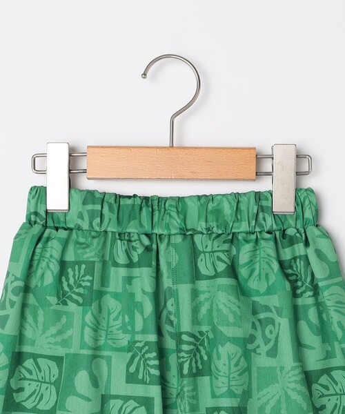 SHIPS（シップス）の「SHIPS KIDS:100～130cm / リーフ スイム ショーツ（水着・キッズ・グリーン・100/110/120/130）」の4枚目の写真