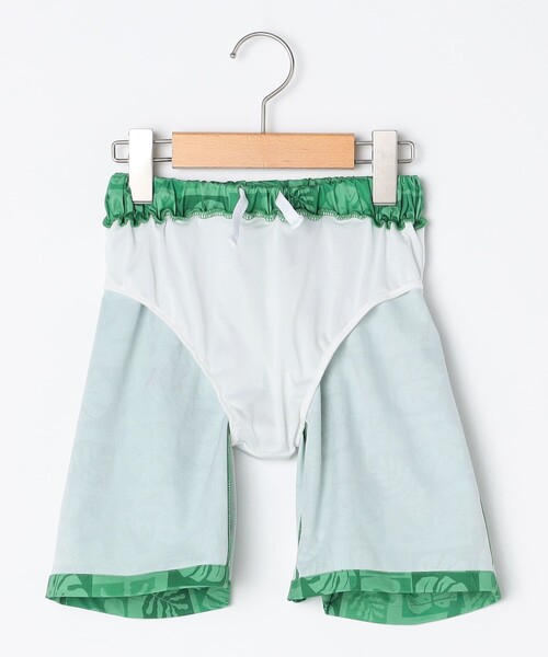 SHIPS（シップス）の「SHIPS KIDS:100～130cm / リーフ スイム ショーツ（水着・キッズ・グリーン・100/110/120/130）」の7枚目の写真