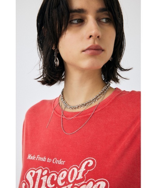 MOUSSY(マウジー)の「【EC・一部店舗限定】MESSY ASYMMETRY ネックレス(ネックレス・レディース・シルバー・FREE)」の2枚目の写真