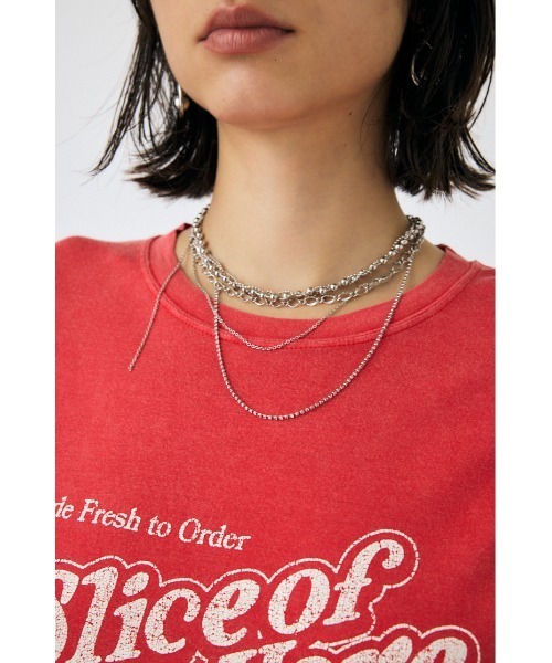 MOUSSY(マウジー)の「【EC・一部店舗限定】MESSY ASYMMETRY ネックレス(ネックレス・レディース・シルバー・FREE)」の3枚目の写真