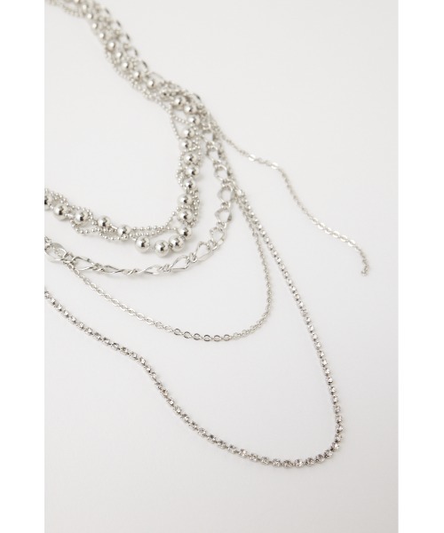 MOUSSY(マウジー)の「【EC・一部店舗限定】MESSY ASYMMETRY ネックレス(ネックレス・レディース・シルバー・FREE)」の8枚目の写真