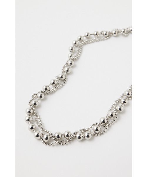 MOUSSY(マウジー)の「【EC・一部店舗限定】MESSY ASYMMETRY ネックレス(ネックレス・レディース・シルバー・FREE)」の10枚目の写真