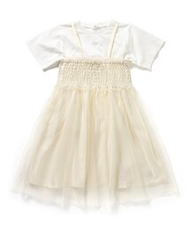 algy | シャーリングミニワンピ&半袖Tセット(ワンピース)