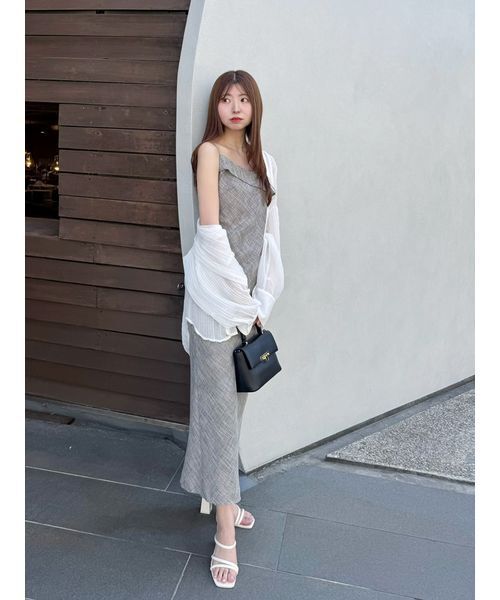 【新品未使用】SNIDEL♡シアープリーツシャツ ライトブルー セール】シアープリーツシャツ（シャツ/ブラウス）｜SNIDEL