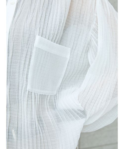 【新品未使用】SNIDEL♡シアープリーツシャツ ライトブルー SNIDEL｜シアープリーツシャツ | Rakuten Fashion(楽天