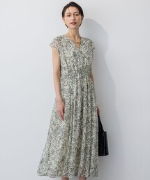 ✨美品　シルク✨23区　ワンピース　ストライプ　白　XL ✨美品 シルク✨23区 ワンピース ストライプ 白 XL ワンピース