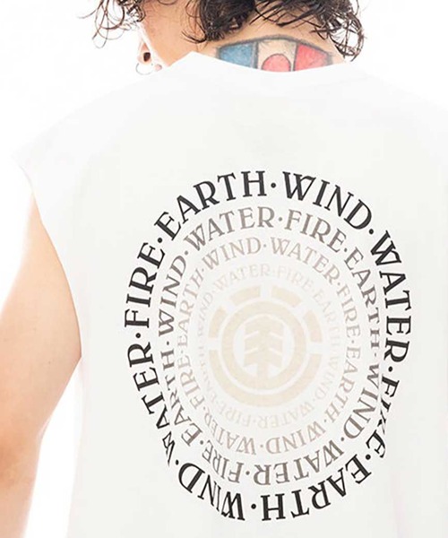 ELEMENT(エレメント)の「ELEMENT SEALERS NO SLEEVE(タンクトップ・メンズ・ブラック/ホワイト・L/M)」の2枚目の写真