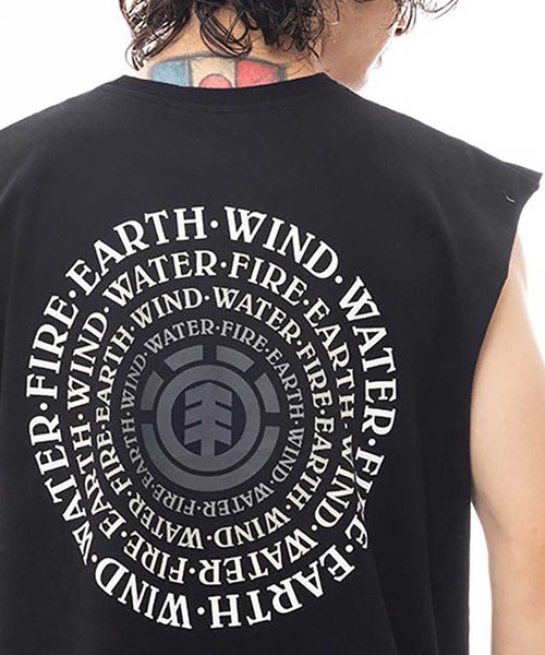 ELEMENT(エレメント)の「ELEMENT SEALERS NO SLEEVE(タンクトップ・メンズ・ブラック/ホワイト・L/M)」の1枚目の写真