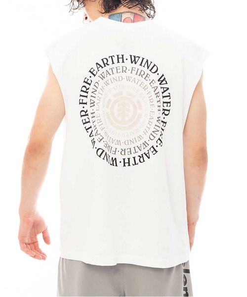 ELEMENT(エレメント)の「ELEMENT SEALERS NO SLEEVE(タンクトップ・メンズ・ブラック/ホワイト・L/M)」の4枚目の写真