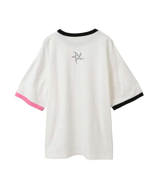 CONVERSE TOKYO(コンバーストウキョウ)の「アニメ【ぼっち・ざ・ろっく!】【HUMAN ROBOT】GRAPHIC RINGER TEE(UNISEX)(Tシャツ/カットソー・レディース・ブルー/ピンク/レッド/イエロー・FREE)」の5枚目の写真