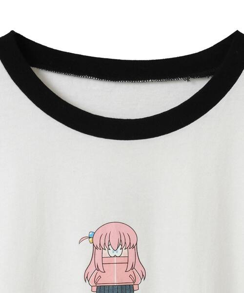 CONVERSE TOKYO(コンバーストウキョウ)の「アニメ【ぼっち・ざ・ろっく!】【HUMAN ROBOT】GRAPHIC RINGER TEE(UNISEX)(Tシャツ/カットソー・レディース・ブルー/ピンク/レッド/イエロー・FREE)」の7枚目の写真