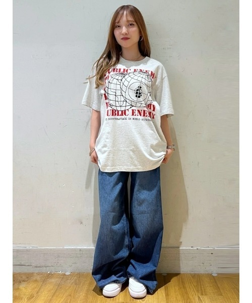 GAP(ギャップ)の「● パブリック・エネミー リラックス グラフィックTシャツ/PUBLIC ENEMY(Tシャツ/カットソー・メンズ・グレー・L/XL/XS/S/M)」の6枚目の写真